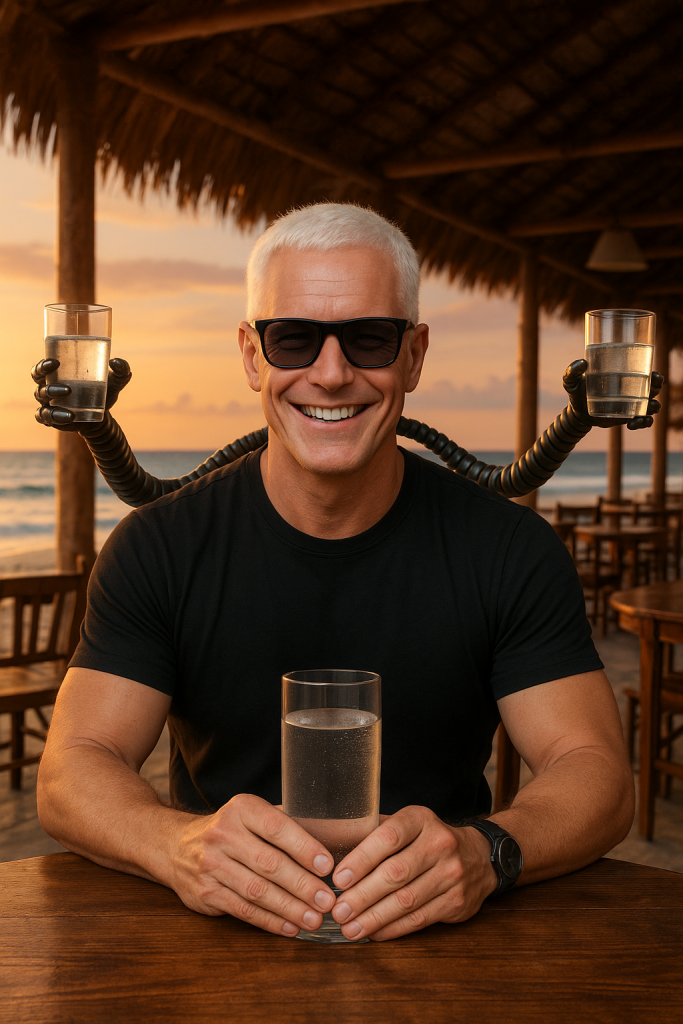 The Adeptus and his three Club Sodas